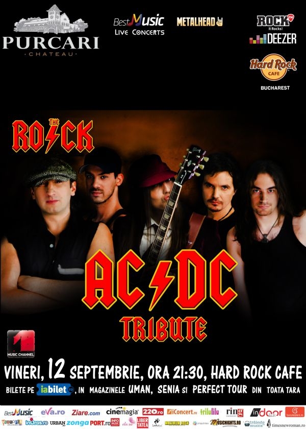 Tribut AC/DC cu The Rock la Hard Rock Cafe, la cererea publicului, pe 12 septembrie